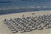  Plaża w Sellin ze słynnymi wiklinowymi koszami